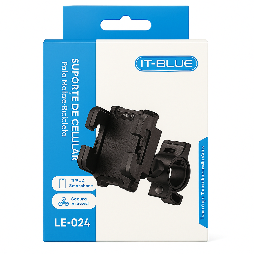 Suporte de Celular Universal IT-Blue LE-024 para Moto e Bicicleta