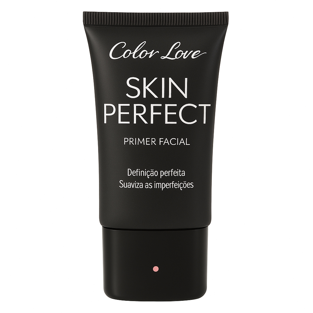 Primer Facial Color Love Skin Perfect Hidratante e Uniformizador