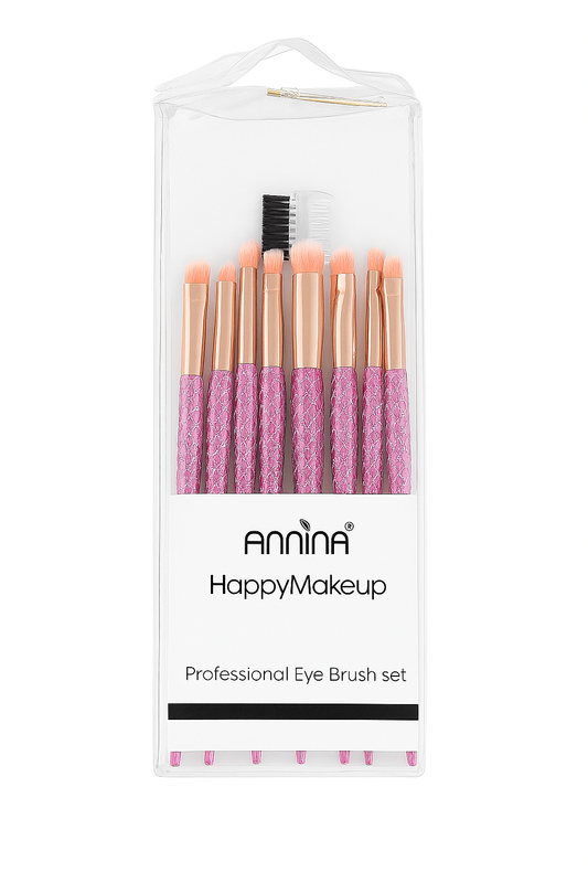 Kit de Pincéis para Olhos Annina Happy Makeup – Professional Eye Brush Set