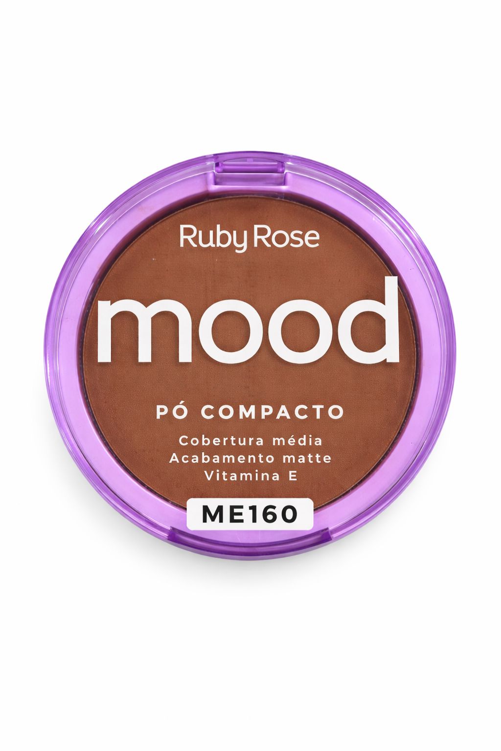 Pó Compacto Ruby Rose Mood Acabamento Matte com Vitamina E