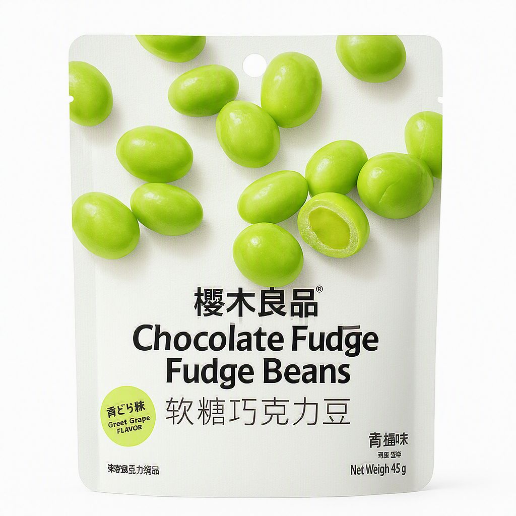Chocolate Fudge Beans 45g – Docinho Recheado Oriental