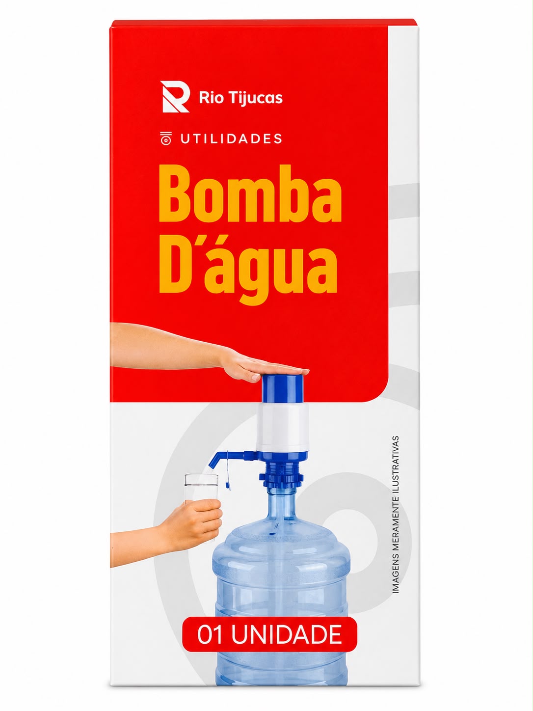 Bomba Manual para Galão de Água Rio Tijucas 1 Unidade