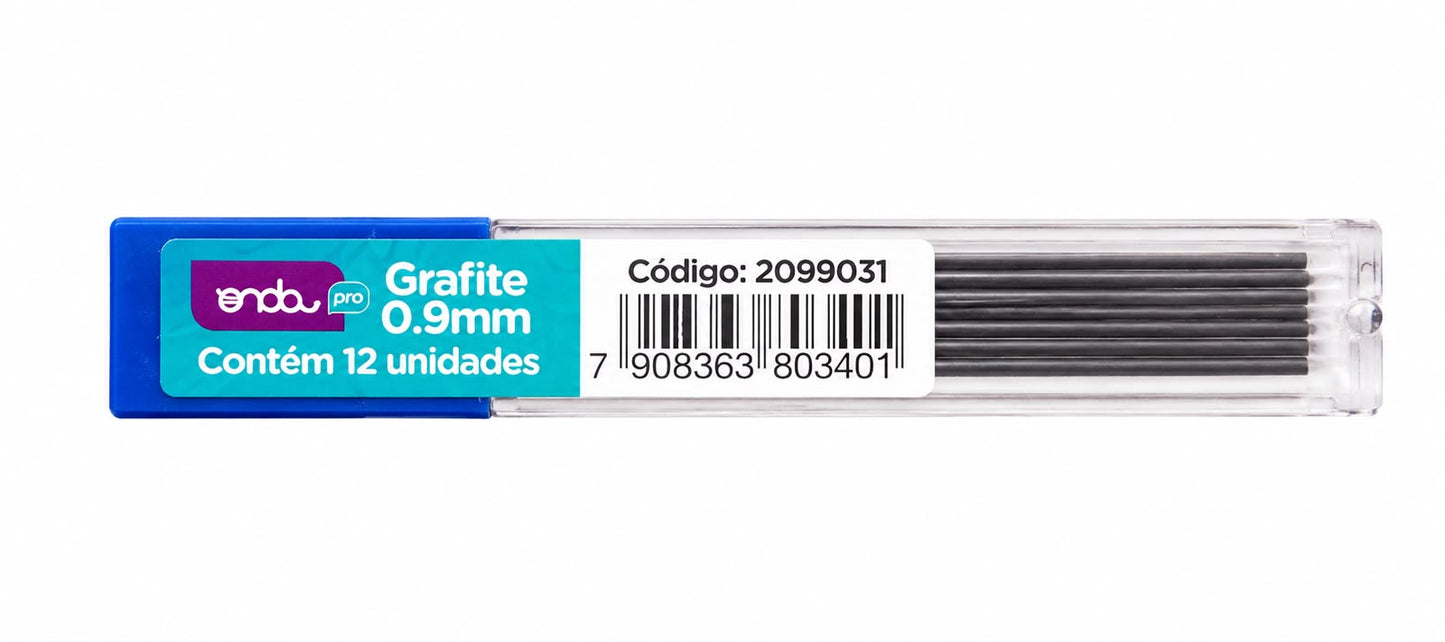 Grafite para Lapiseira Onda Pro 0.9mm Caixa com 12 Minas