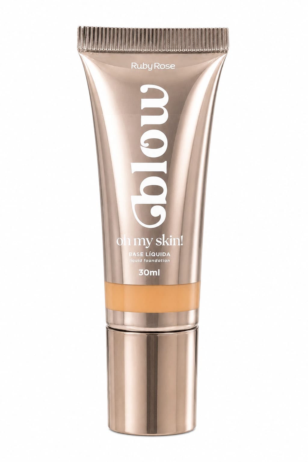 Base Líquida Ruby Rose Glow Oh My Skin 30ml – Efeito Iluminado