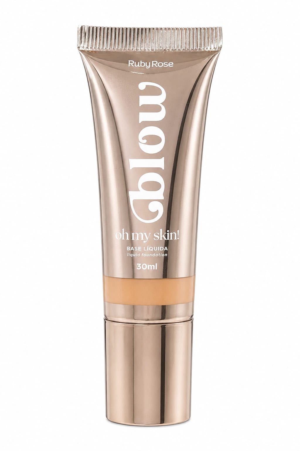 Base Líquida Ruby Rose Glow Oh My Skin 30ml – Efeito Iluminado