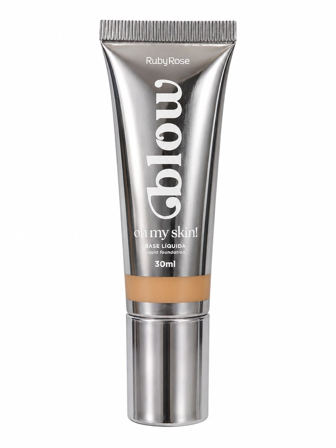 Base Líquida Ruby Rose Glow Oh My Skin 30ml – Efeito Iluminado