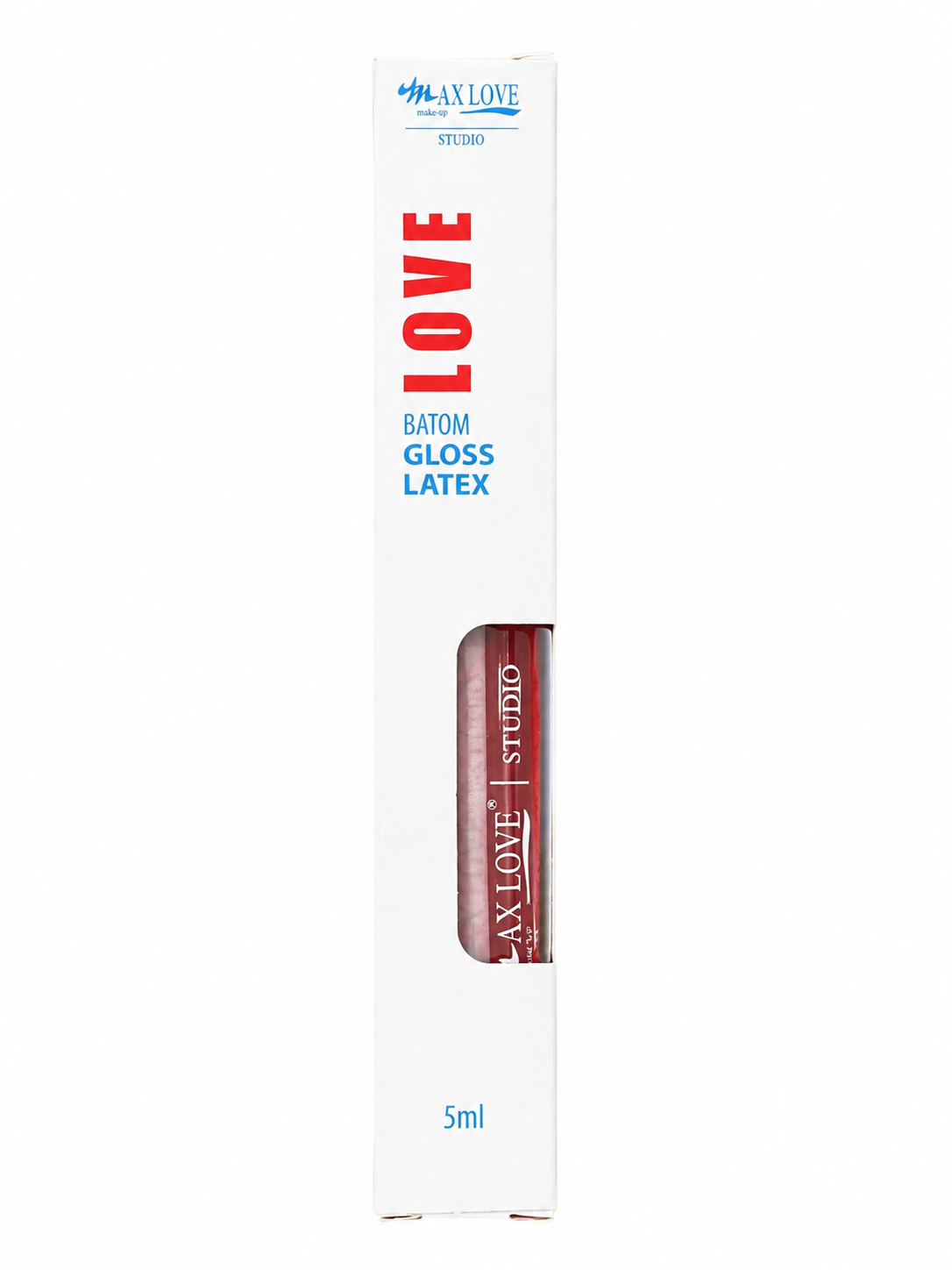 Batom Gloss Latex Max Love Studio Love 5ml