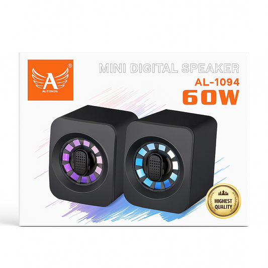 Caixa de Som Mini Digital AL-1094 60W RGB Altomex