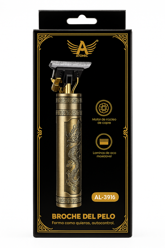 Máquina de Corte Profissional T-Blade Atomic AL-3916 – Lâmina de Aço Inoxidável