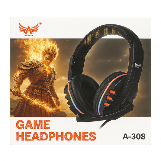 Headset Gamer com Microfone e Som Estéreo