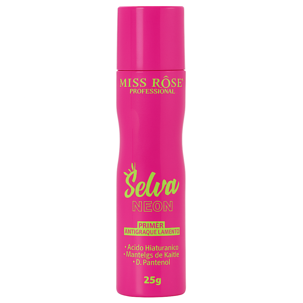 Primer Facial Miss Rose Selena Neon Anticraquelamento 25g