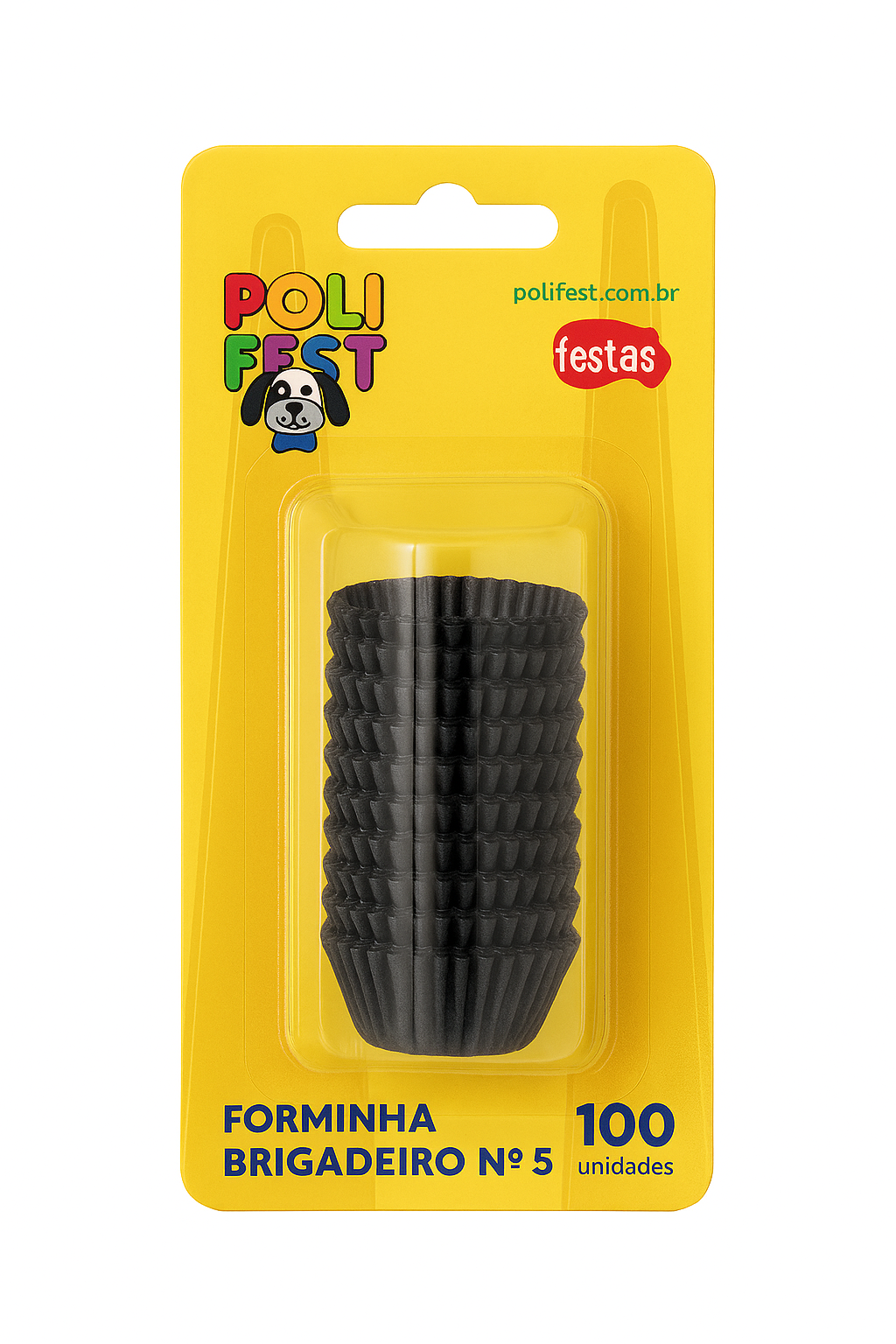 Forminha para Brigadeiro Nº5 com 100 Unidades PoliFest