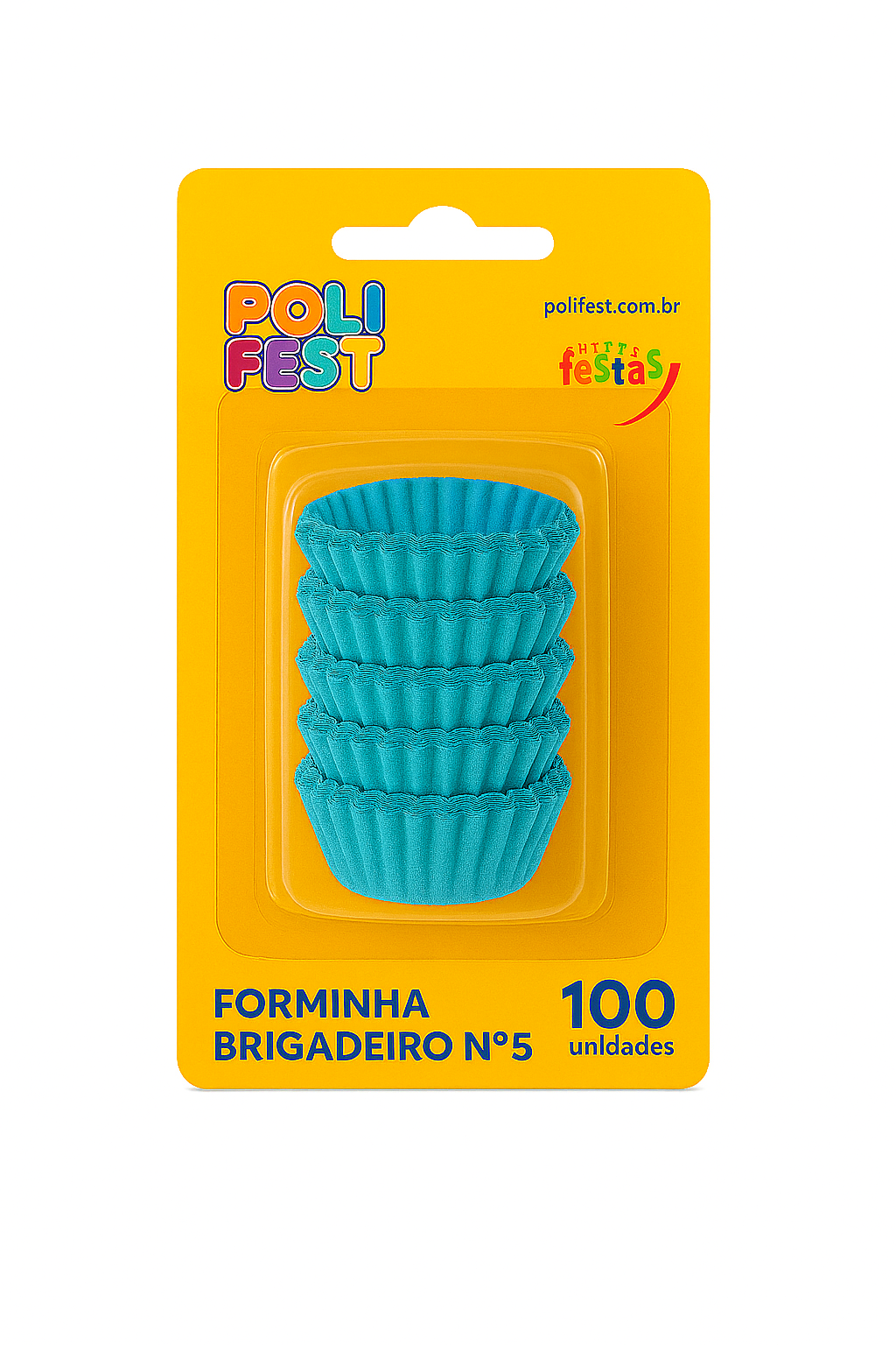 Forminha para Brigadeiro Nº5 com 100 Unidades PoliFest