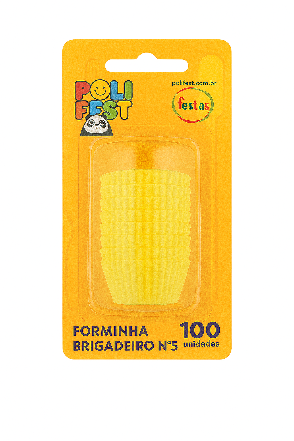 Forminha para Brigadeiro Nº5 com 100 Unidades PoliFest