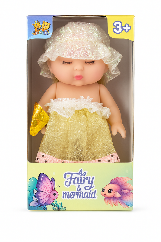 Boneca Infantil Fairy & Mermaid