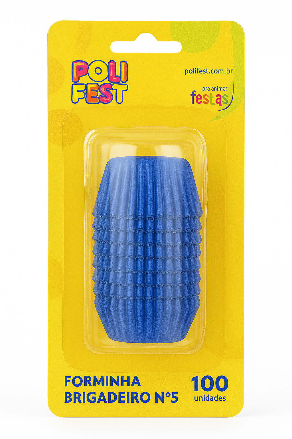 Forminha para Brigadeiro Nº5 com 100 Unidades PoliFest