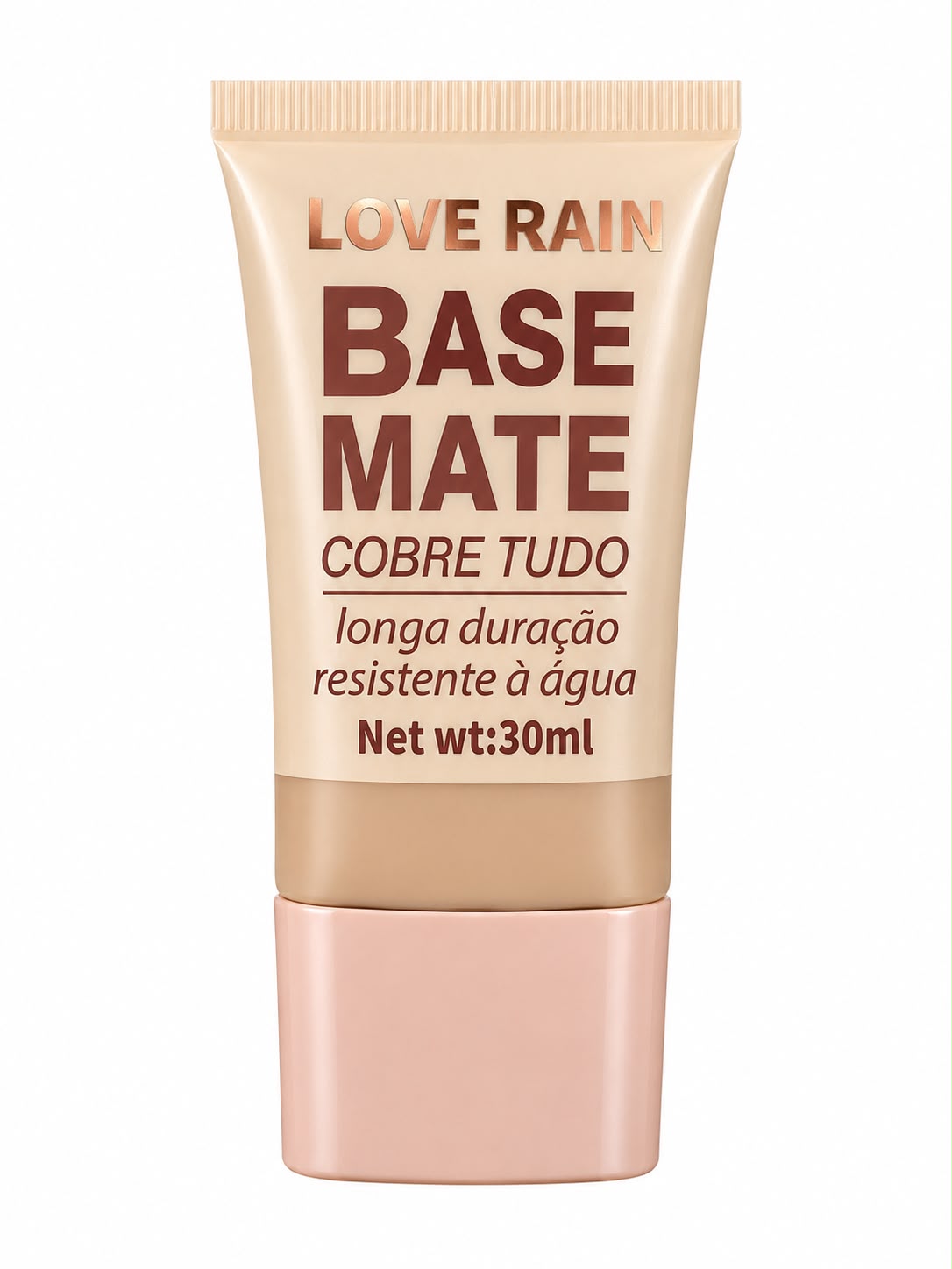 Base Facial Love Rain Base Mate Cobre Tudo Longa Duração 30ml