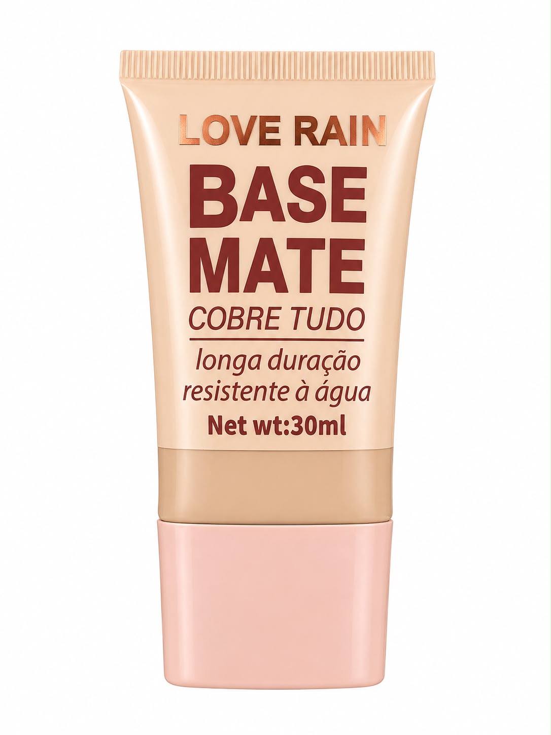 Base Facial Love Rain Base Mate Cobre Tudo Longa Duração 30ml