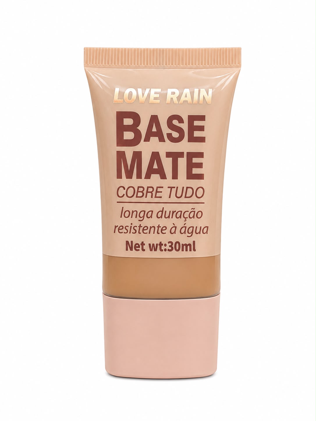 Base Facial Love Rain Base Mate Cobre Tudo Longa Duração 30ml