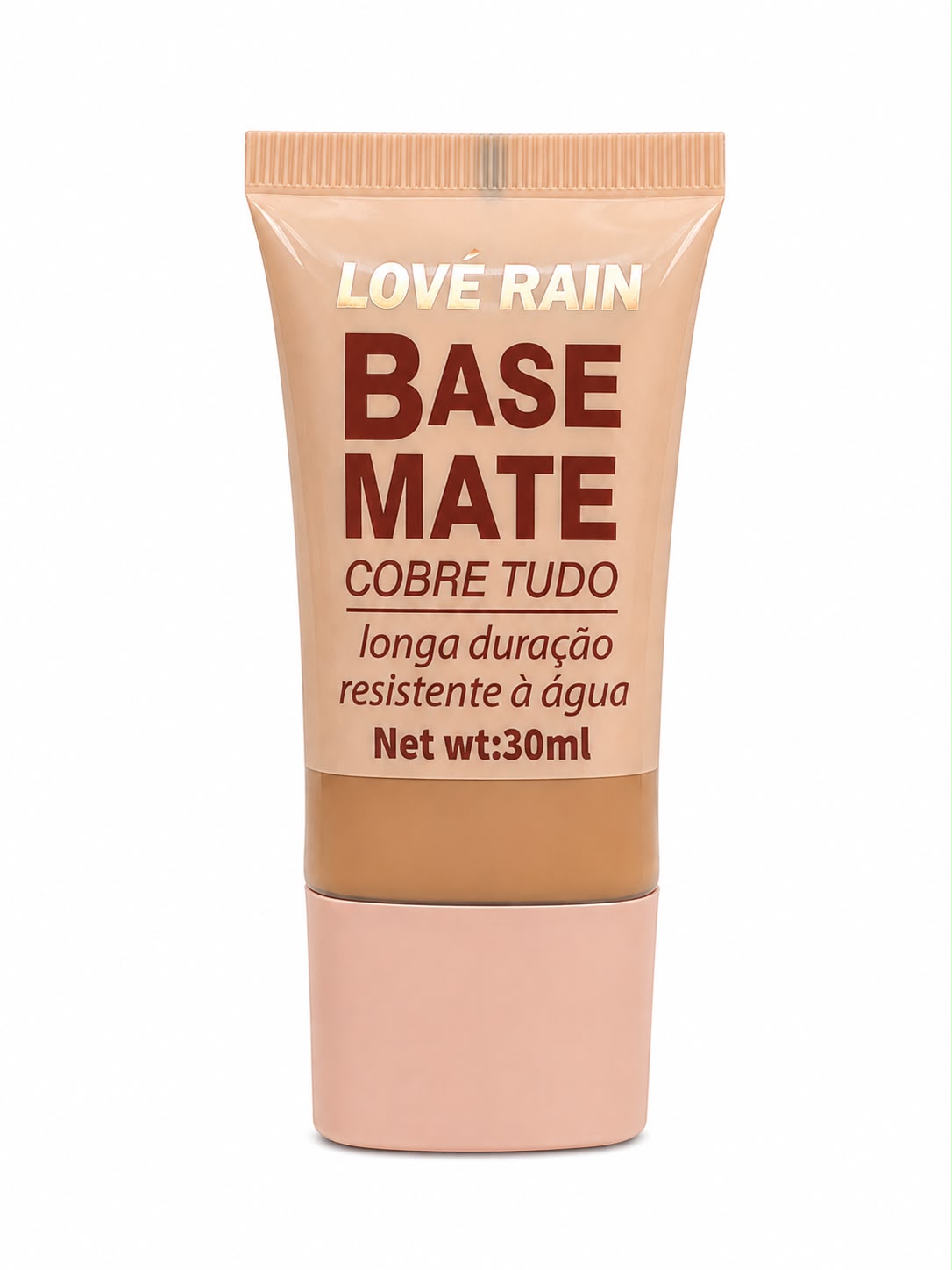 Base Facial Love Rain Base Mate Cobre Tudo Longa Duração 30ml