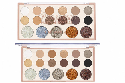 Paleta de Sombras LA BRANCHE Precious Multicor com Glitter