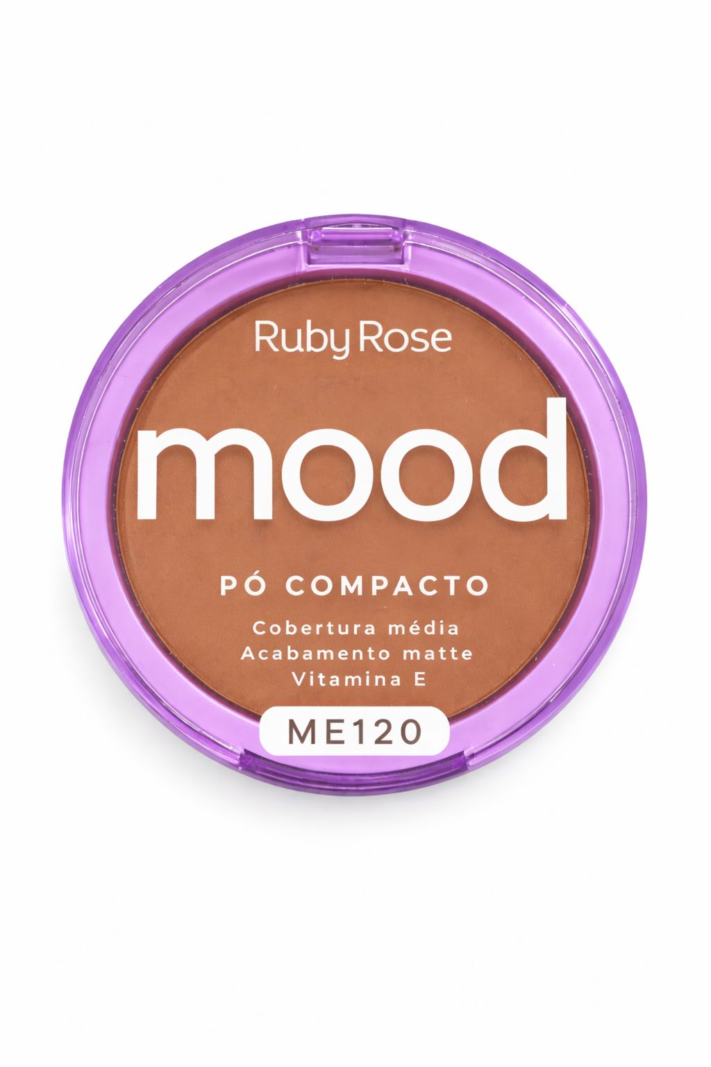 Pó Compacto Ruby Rose Mood Acabamento Matte com Vitamina E
