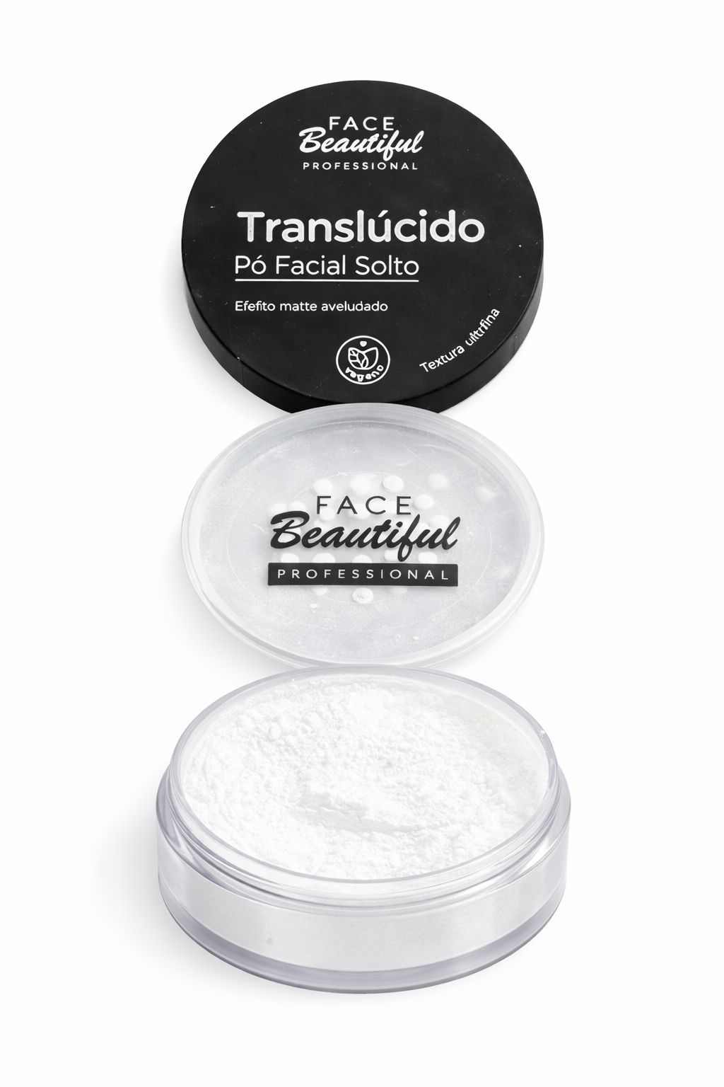 Pó Solto Translucido Acabamento Matte e Natural