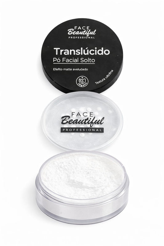 Pó Solto Translucido Acabamento Matte e Natural