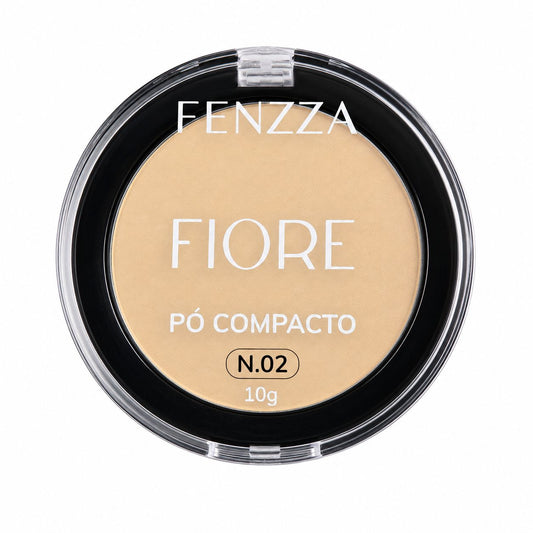 Pó Compacto Fenzza Fiore N.01 10g Acabamento Natural