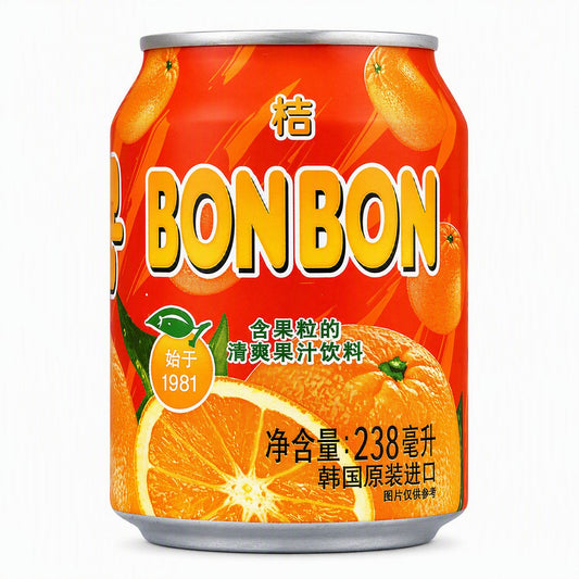 Bebida de Suco BONBON com Pedaços de Fruta 238ml – Importada