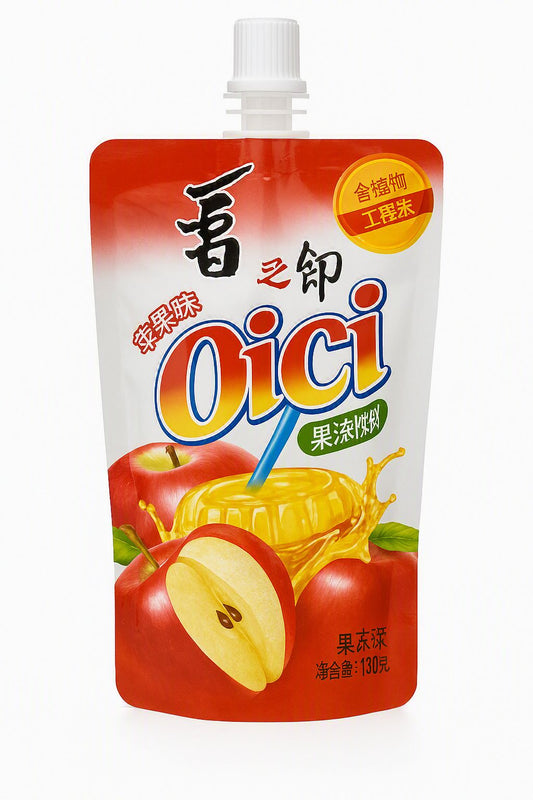 Bebida de Fruta Sabor Maçã Oici em Pouch com Bico Dosador 130g