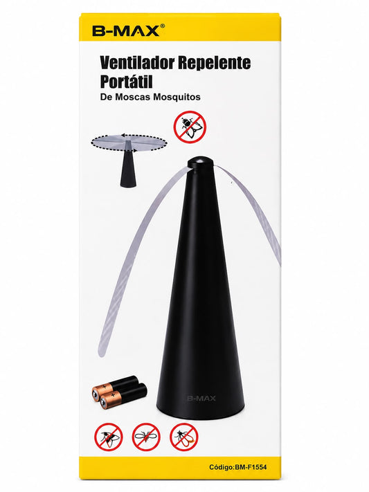 Ventilador Repelente Portátil para Moscas e Mosquitos B-MAX BM-F1554