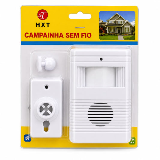 Campainha Sem Fio HXT com Sensor de Movimento