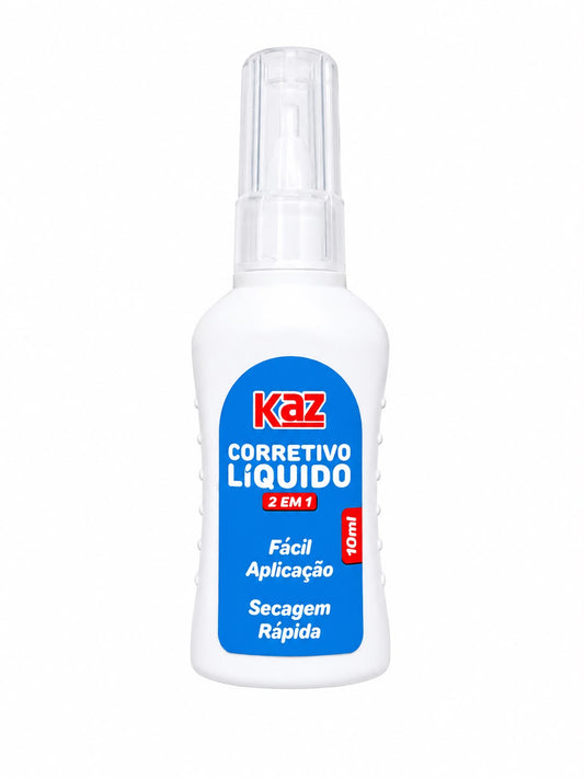Corretivo Líquido Kaz 2 em 1 10ml Secagem Rápida
