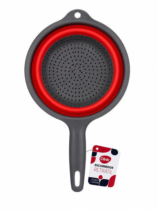 Escorredor Retrátil Dobrável de Silicone Clink para Cozinha