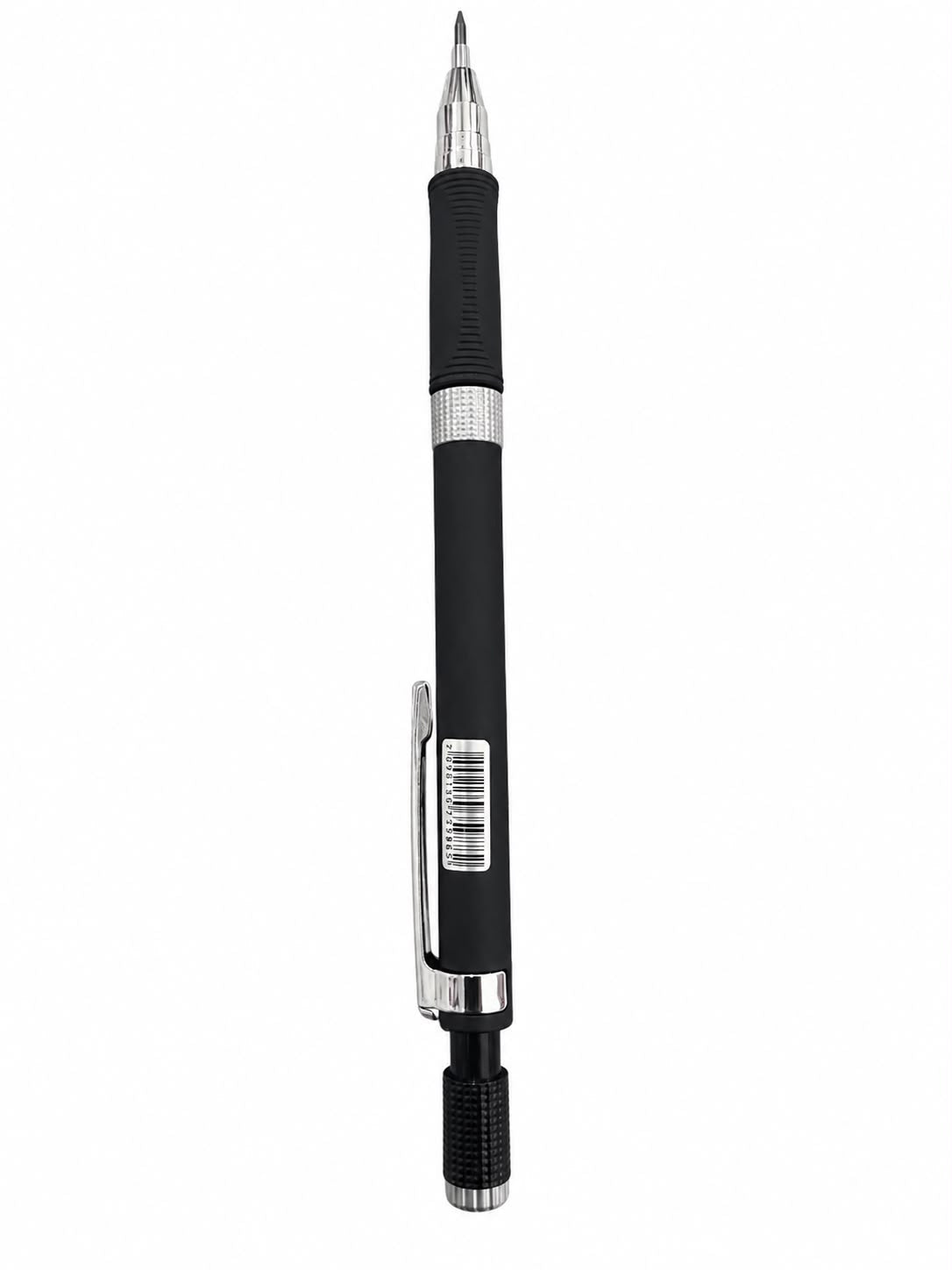 Lapiseira Técnica Metálica 0.7mm com Grip Emborrachado e Clip Metálico