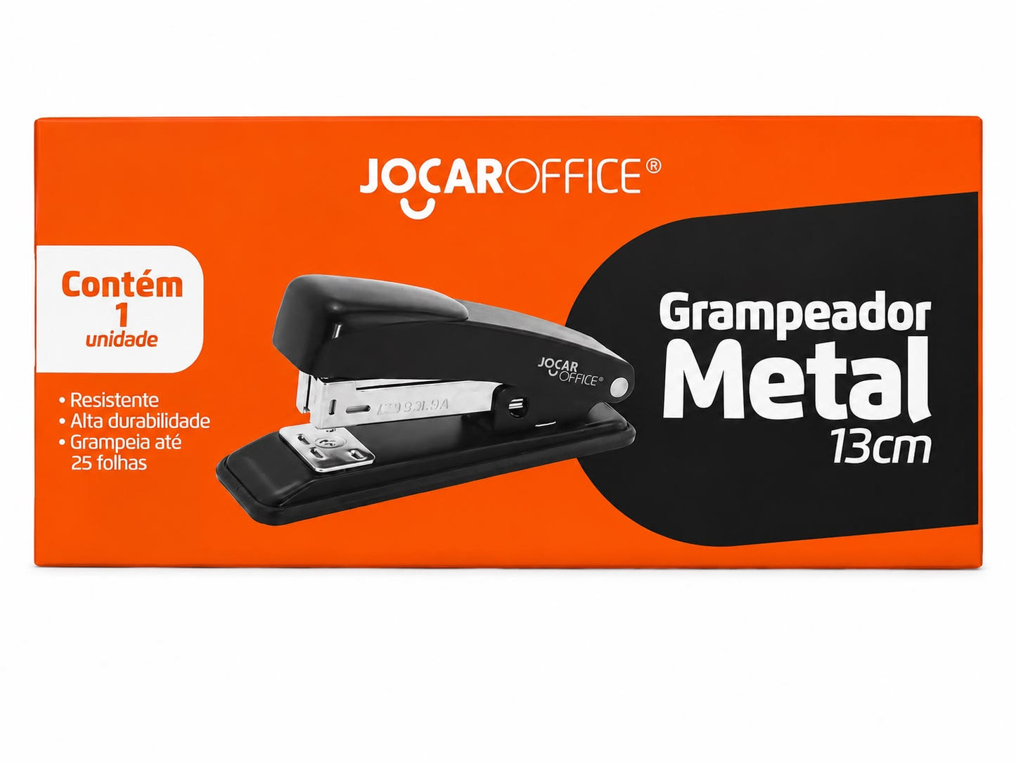Grampeador Metálico Jocar Office 13cm Até 25 Folhas