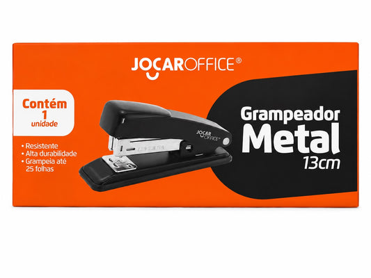 Grampeador Metálico Jocar Office 13cm Até 25 Folhas