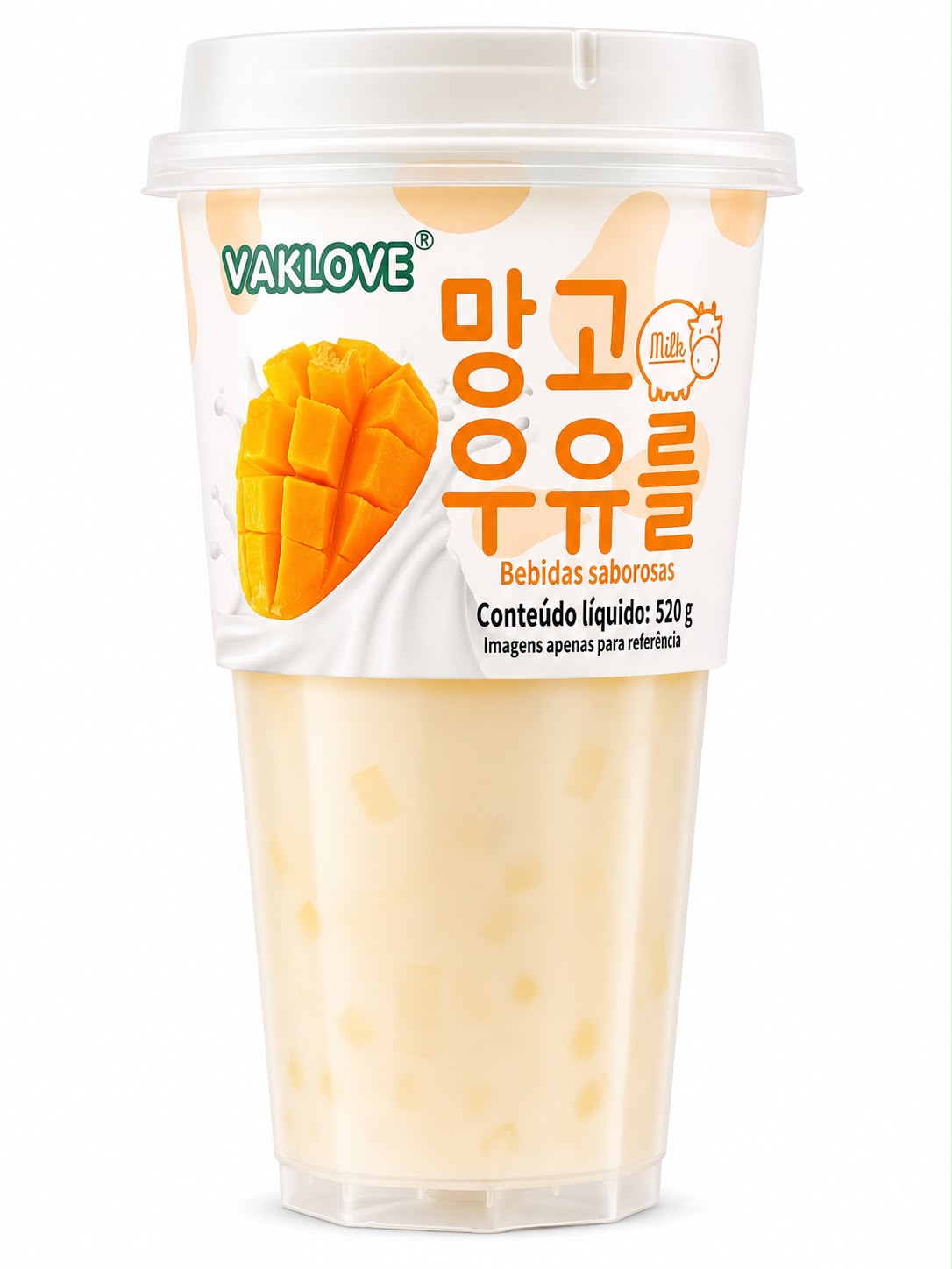 Bebida à Base de Leite com Pedaços de Fruta 520g