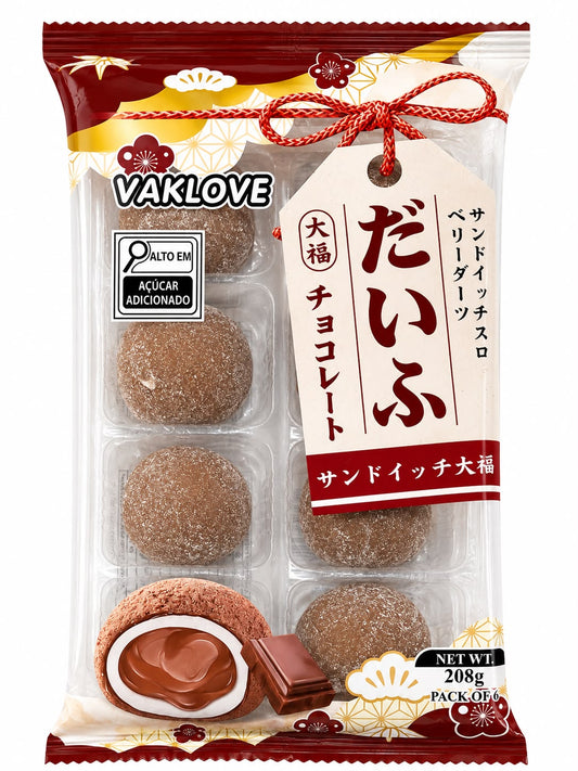 Mochi Recheado 208g com 6 Unidades