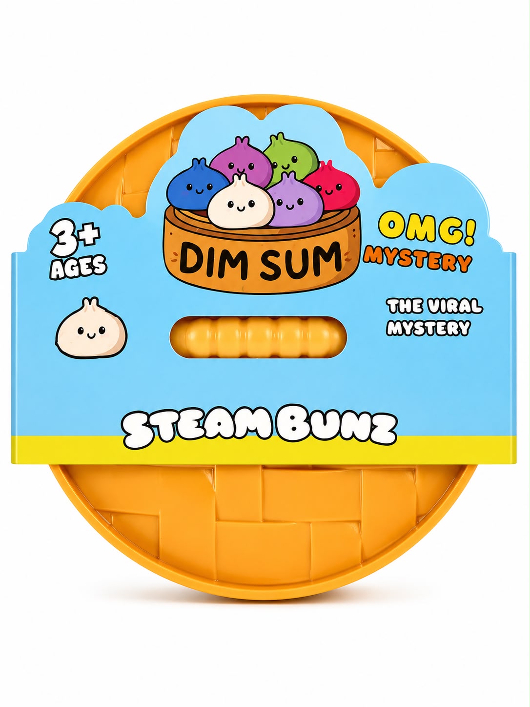 Squishy Bun Rainbow Mystery Brinquedo Antiestresse Surpresa Macio para Crianças 3+