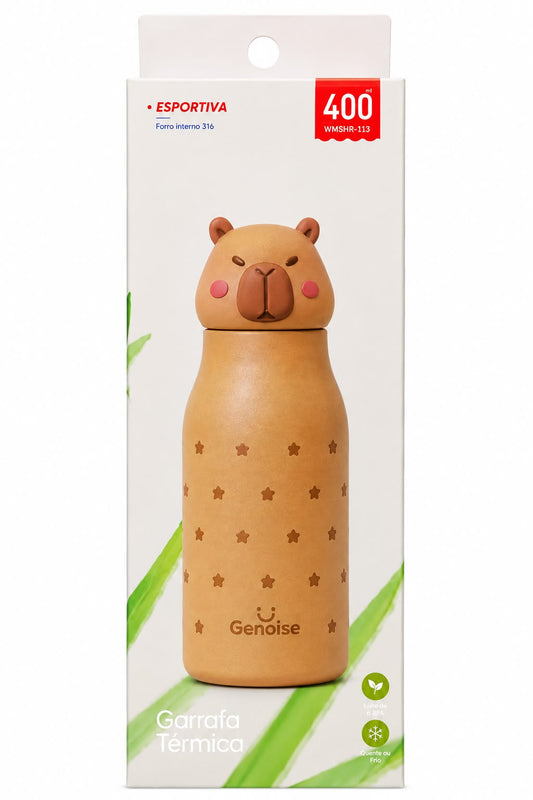 Garrafa Térmica Infantil Genoise 400ml com Forro Inox 316